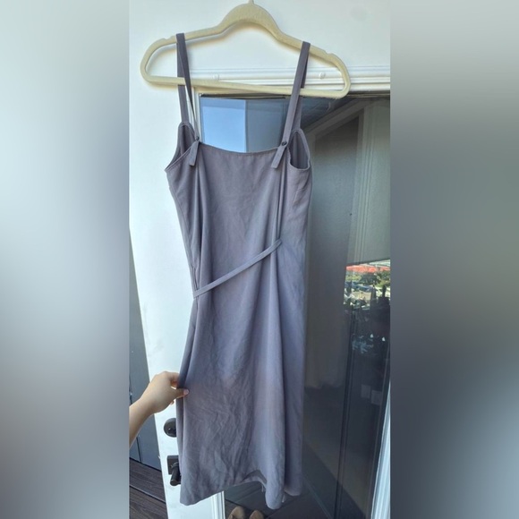 Aritzia Wilfred Gray Spaghetti Strap Slip Dress - Size Small - Picture 5 of 7